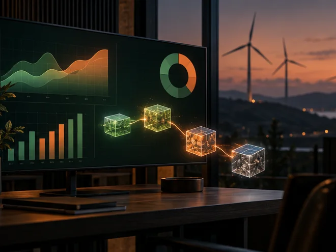 ESG raporlama platformu — değiştirilemez sürdürülebilirlik kayıtları