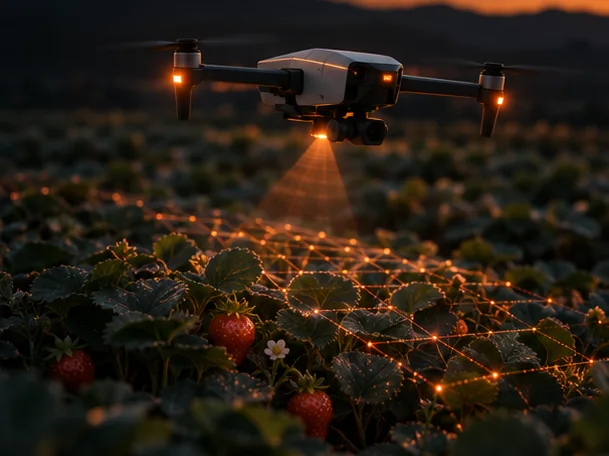 Tarla takip sistemi — drone görüntüsüyle hastalık ve verim riski